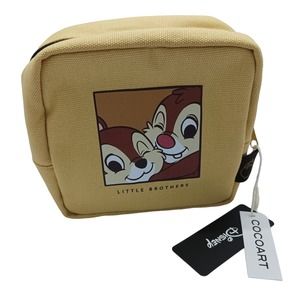 Disney Japan chip and dale cosmetics pouch